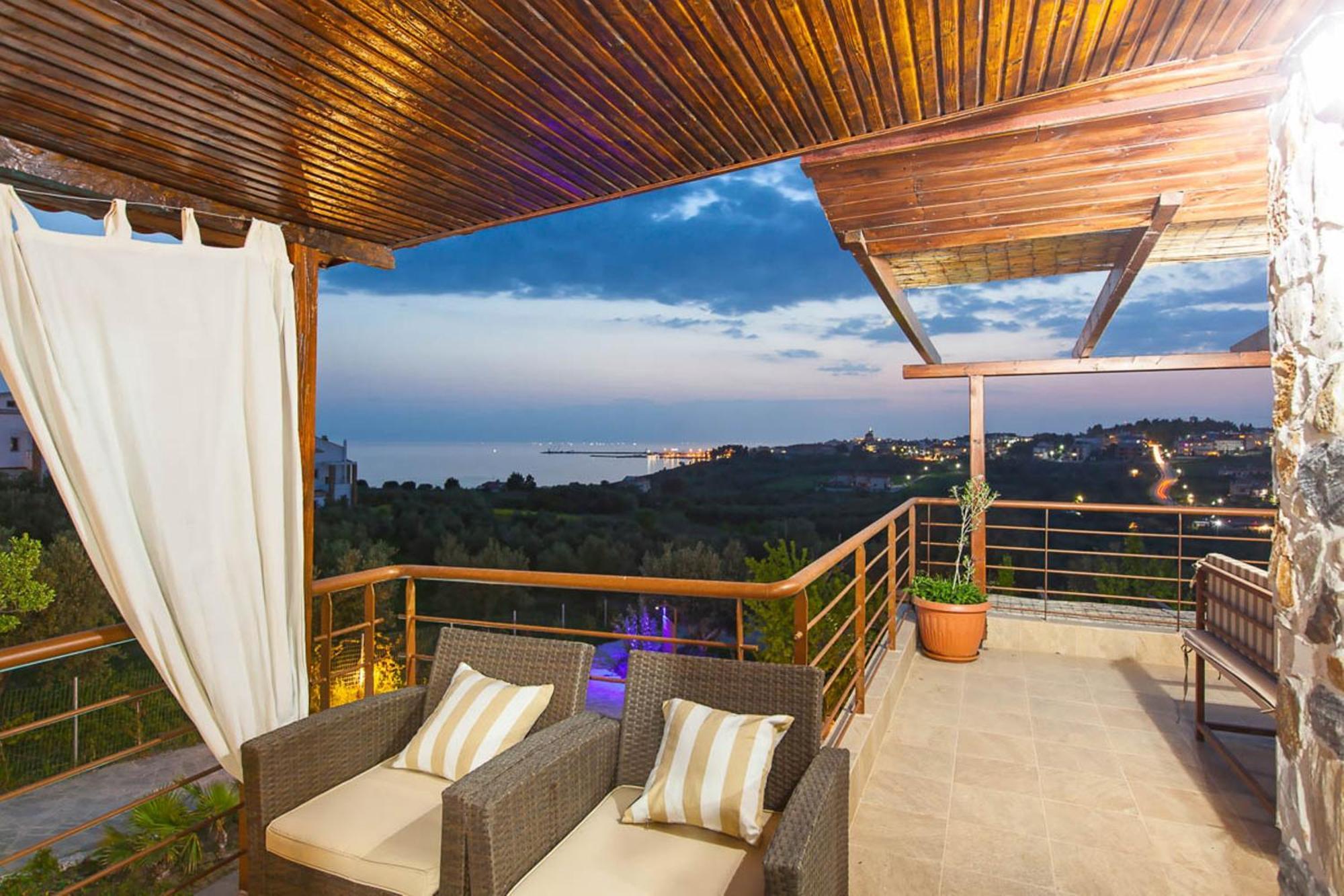 Villa Laskari Sea View Nea Moudania Exterior photo